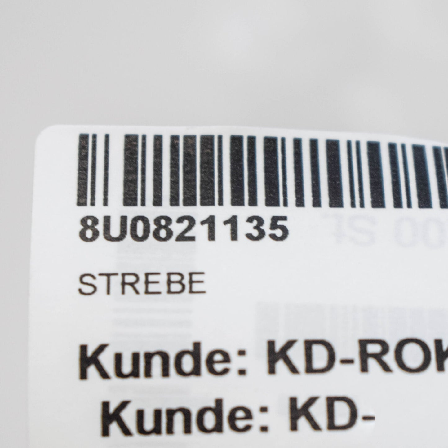 NEW AUDI Q3 8U FRONT LEFT WING BRACKET 8U0821135 2016 ORIGINAL