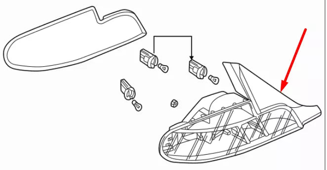 NEW BMW Z3 E36 REAR LEFT TAILLIGHT 63216902063 6902063 ORIGINAL