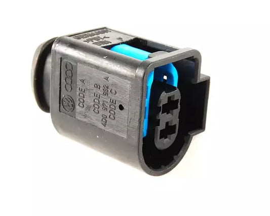 NEW VW TOUAREG 7P MK2 FLAT CONTACT HOUSING 2 PIN 4D0971992A ORIGINAL