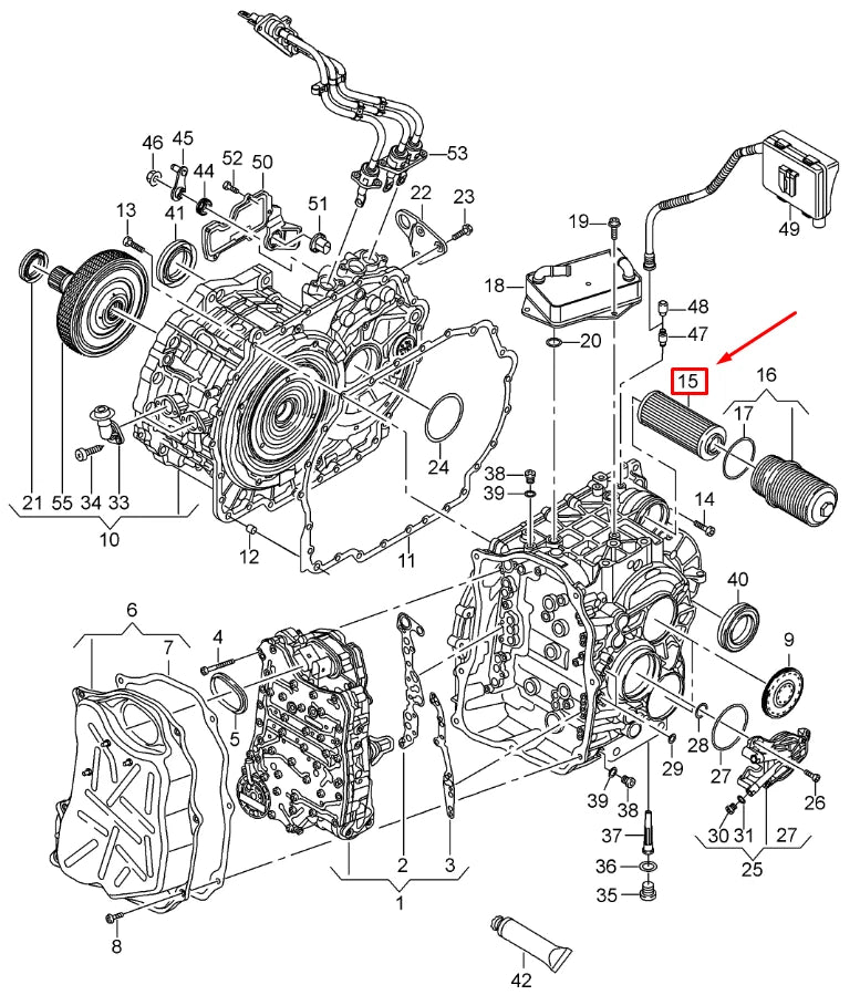 NEW AUDI R8 42 OIL FILTER 0BH325183B ORIGINAL