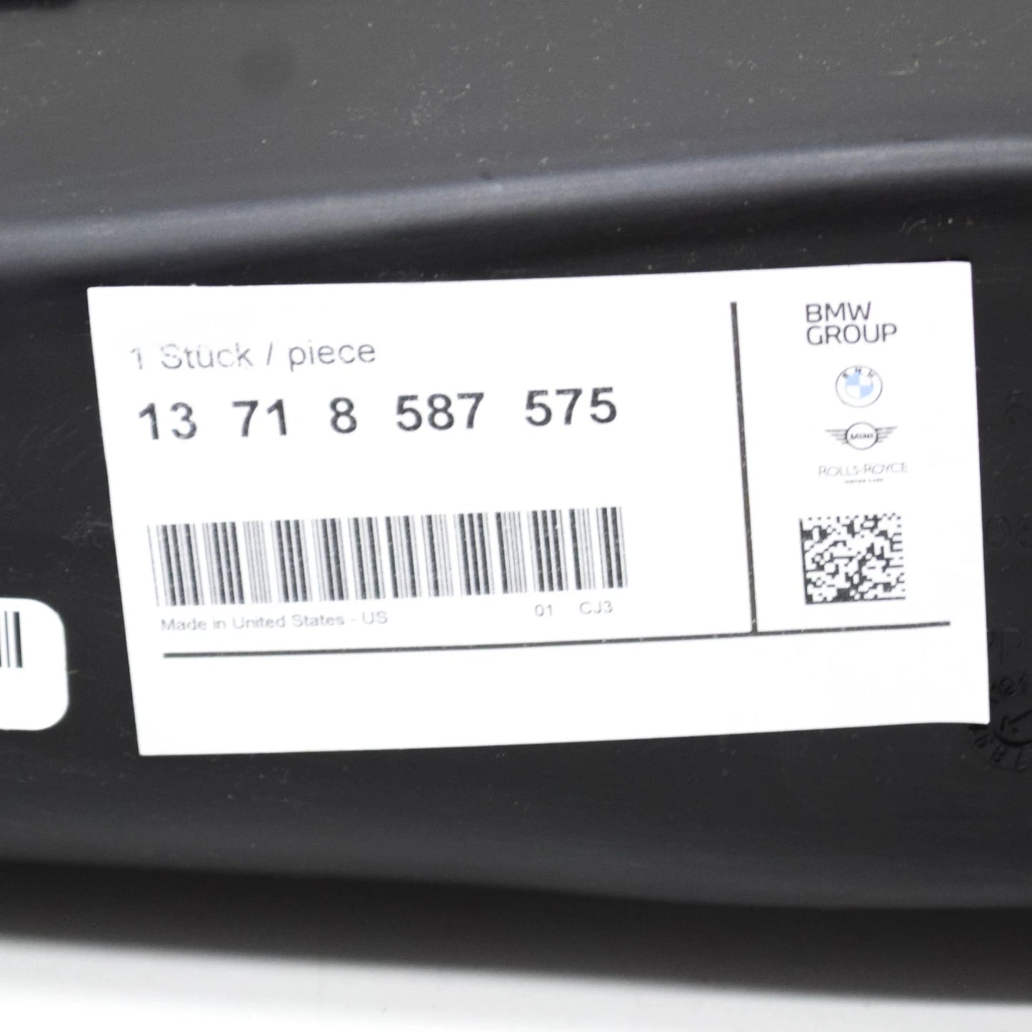 NEW BMW X3 G01 ENGINE AIR INTAKE HOSE 13718587575 ORIGINAL