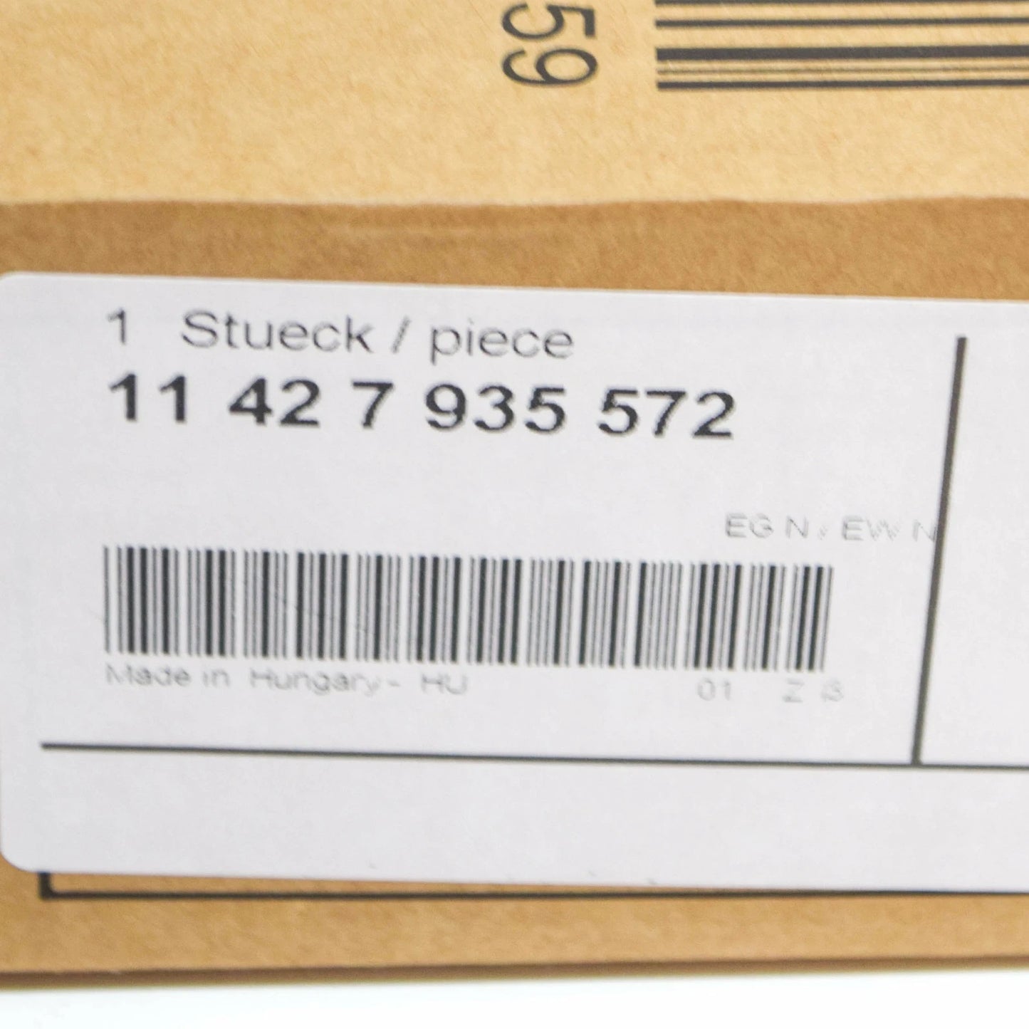 NEW BMW 5 GT F07 TURBOCHARGER OIL RETURN COVER 7935572 11427935572 ORIGINAL