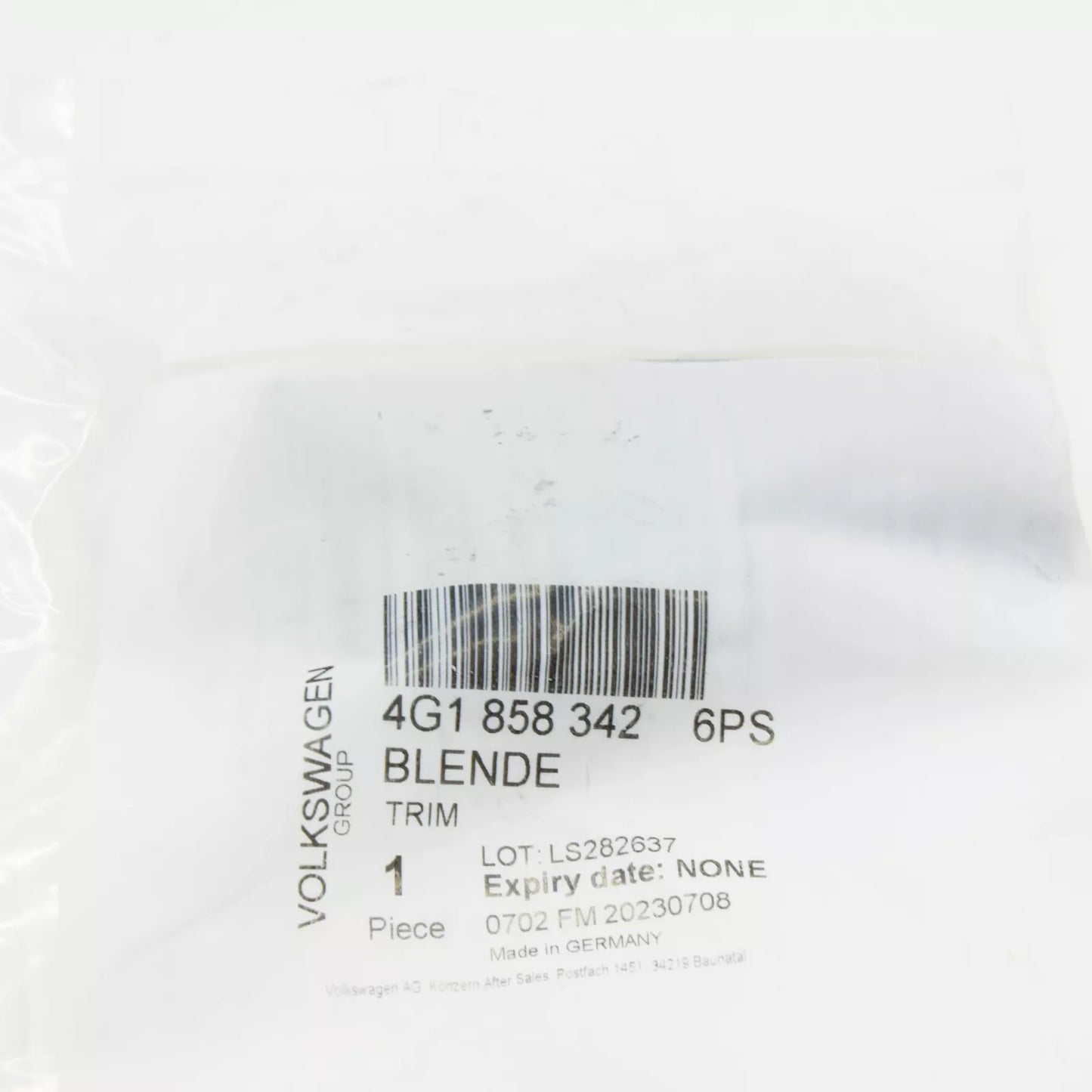 NEW AUDI A6 AVANT C7 RIGHT SWITCH BEZEL LHD 4G18583426PS ORIGINAL