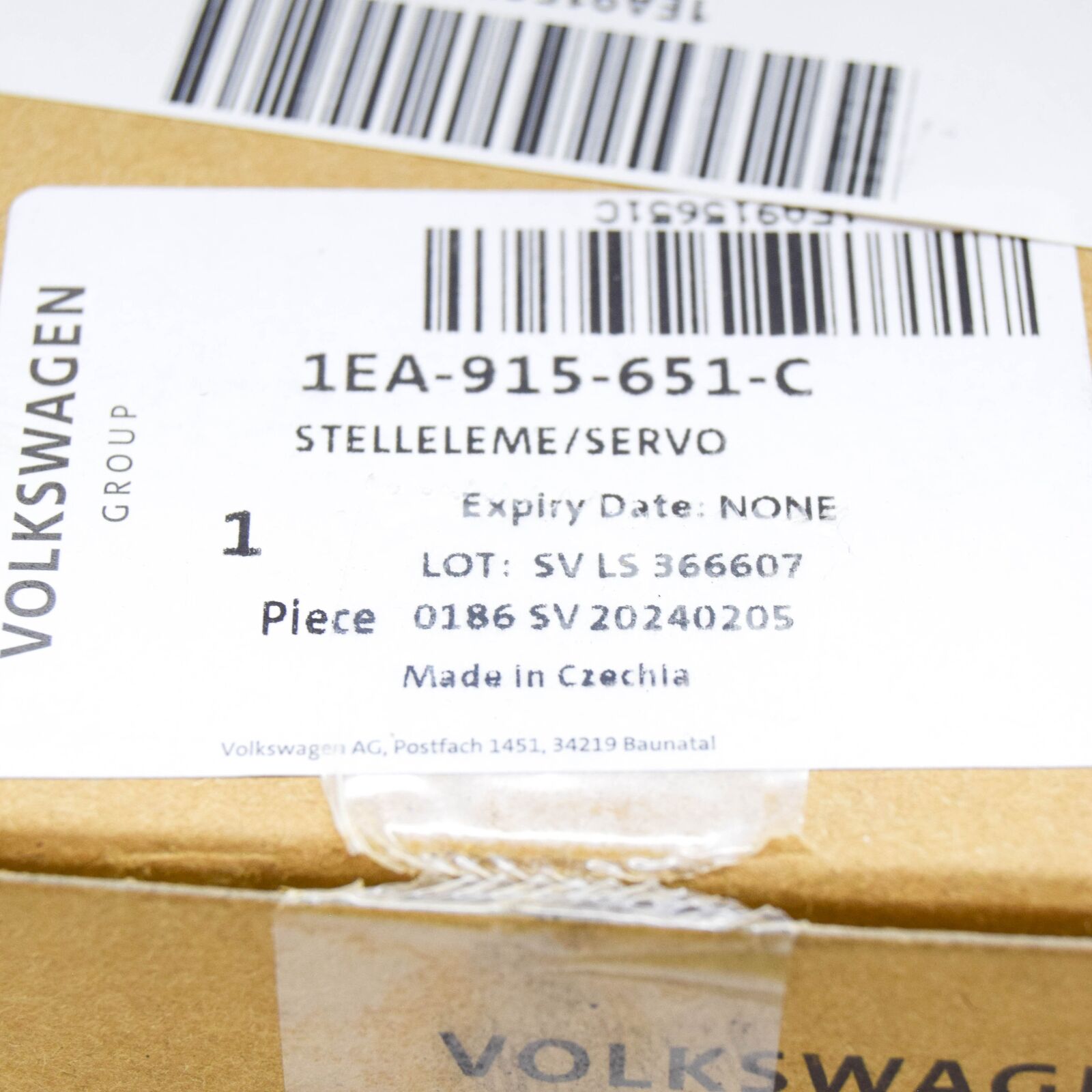NEW VW ID.3 E11 HIGH-VOLTAGE CHARGE PLUG LOCK SERVOMOTOR 1EA915651C ORIGINAL