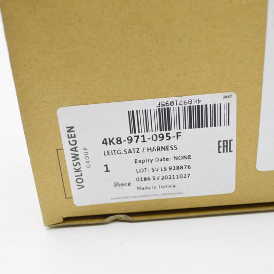 NEW AUDI A7 4K8 FRONT BUMPER WIRING 4K8971095F ORIGINAL