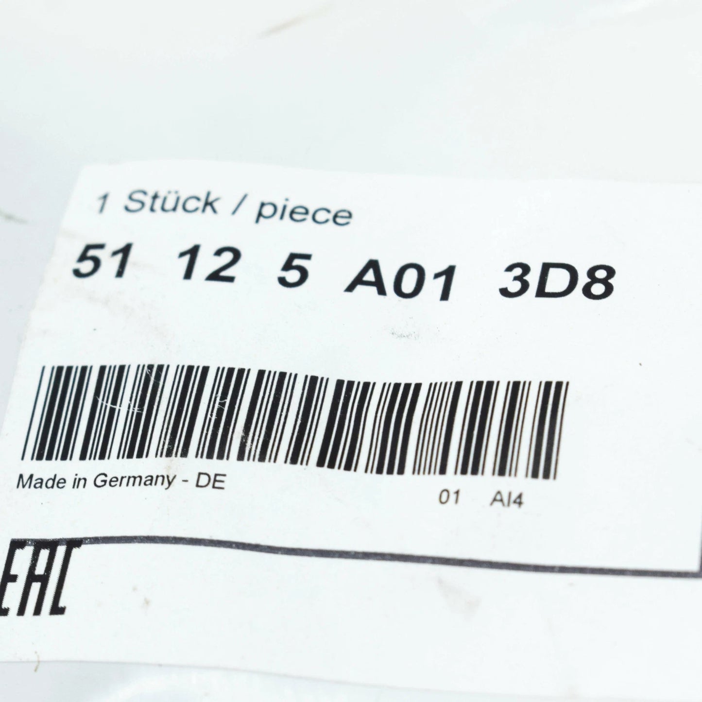 NEW BMW M5 F90 REAR BUMPER TOW HOOK EYE COVER 51125A013D8 ORIGINAL