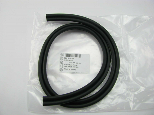 new vw touareg 7p left side outer cowl water deflector seal 7p6819037 original