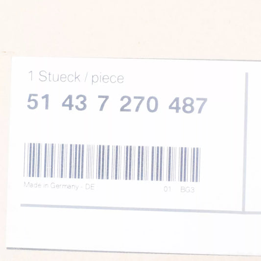 NEW BMW Z4 E89 REAR LEFT WIND DEFLECTOR ROLL BAR HOOP TRIM COVER 51437270487