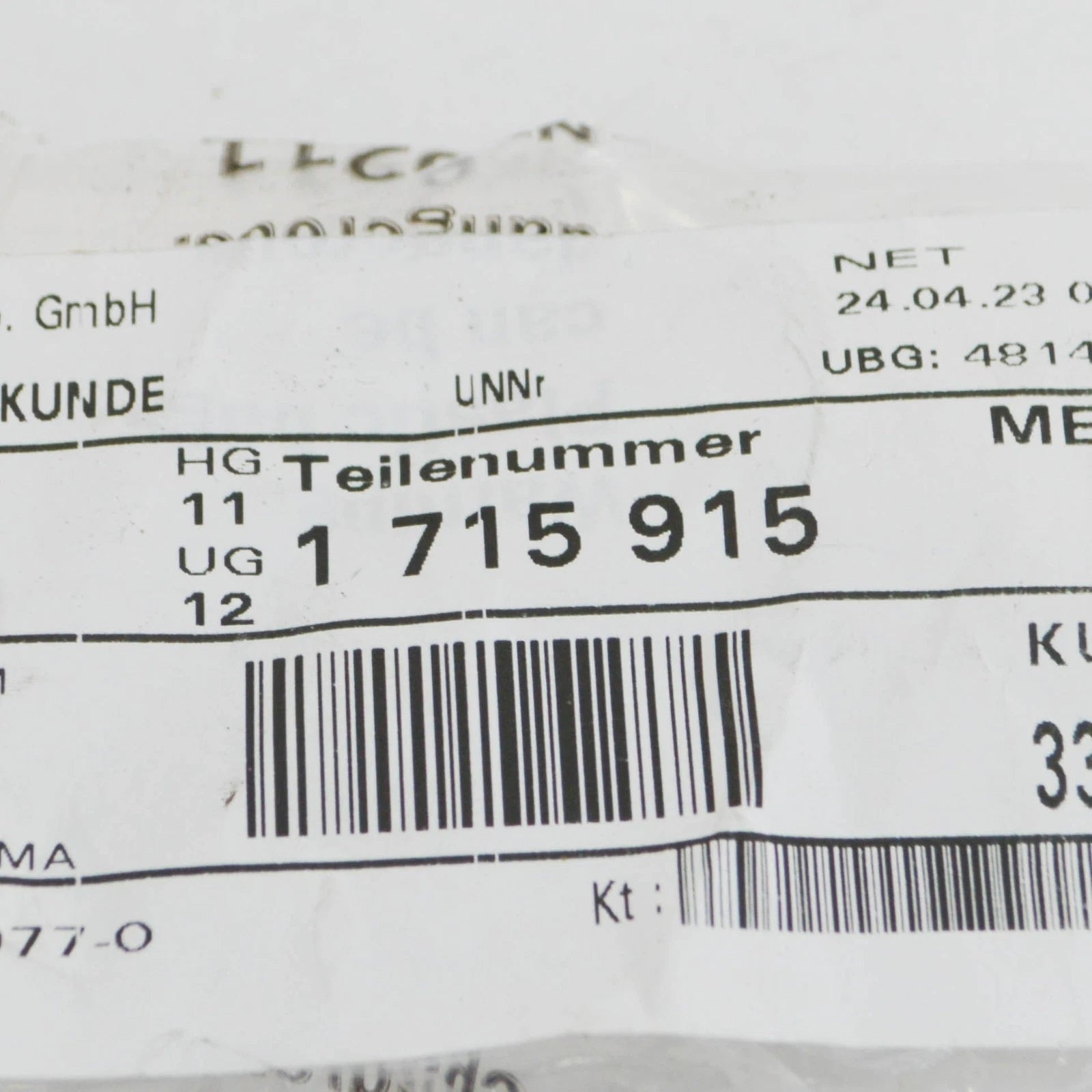 NEW BMW 3 E30 CYLINDER HEAD COVER COLLAR SCREW 11121715915 ORIGINAL