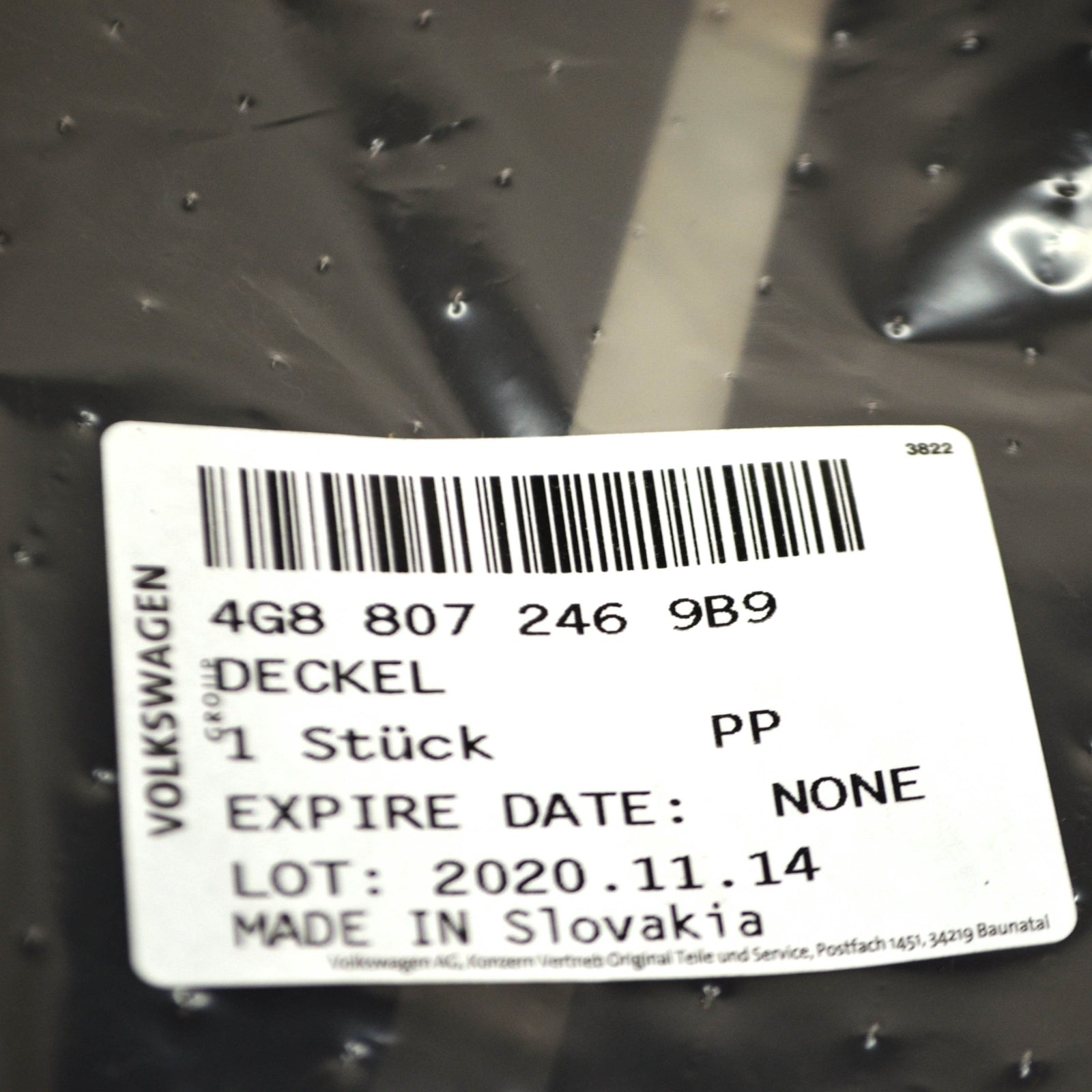 NEW AUDI A7 SPORTBACK 4G8 FRONT AIR GUIDE GRILL COVER RIGHT 4G88072469B9