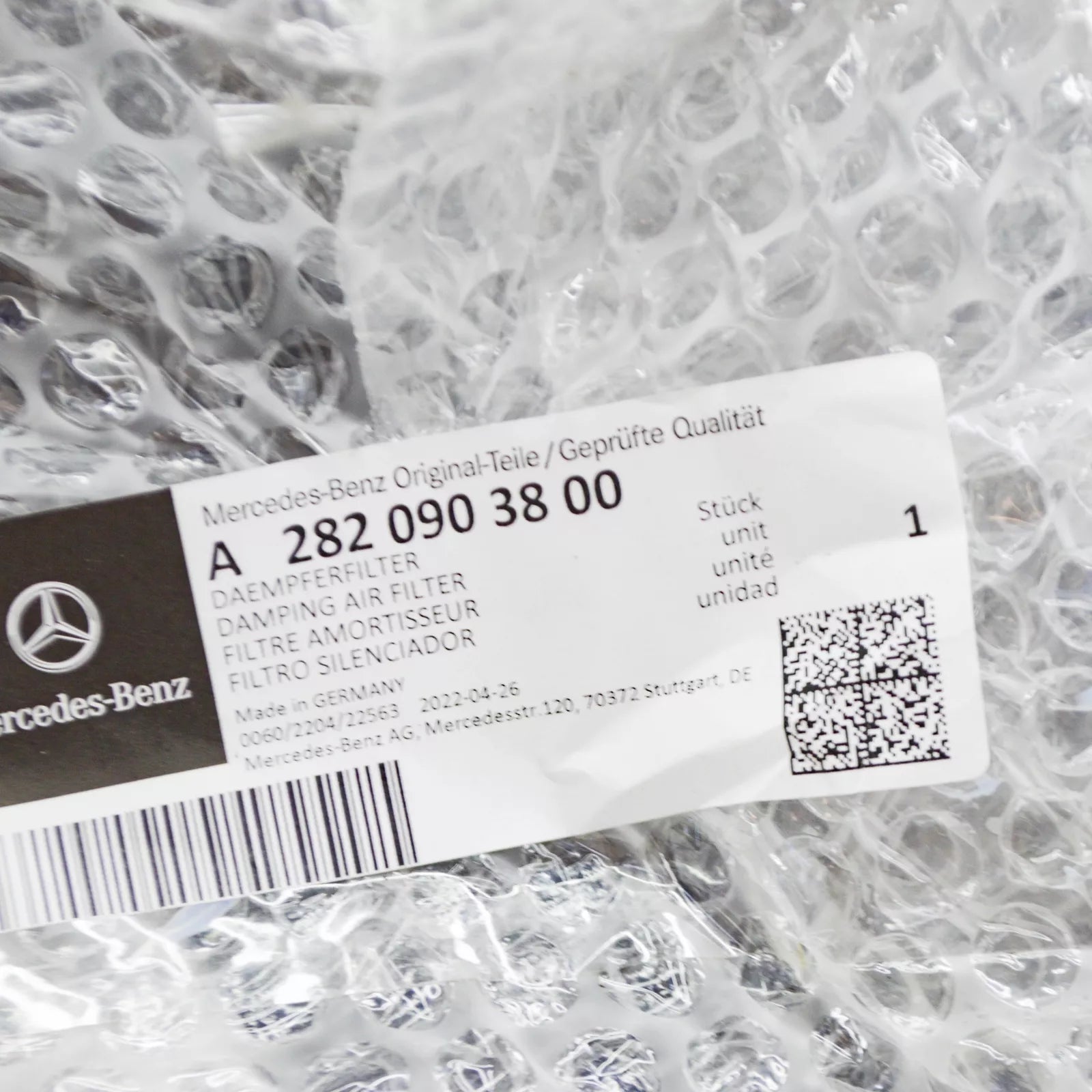 NEW MERCEDES-BENZ A W177 AIR FILTER BOX A2820903800