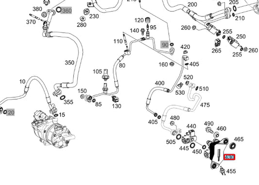 NEW MERCEDES-BENZ A W177 OIL COOLER A1778302200