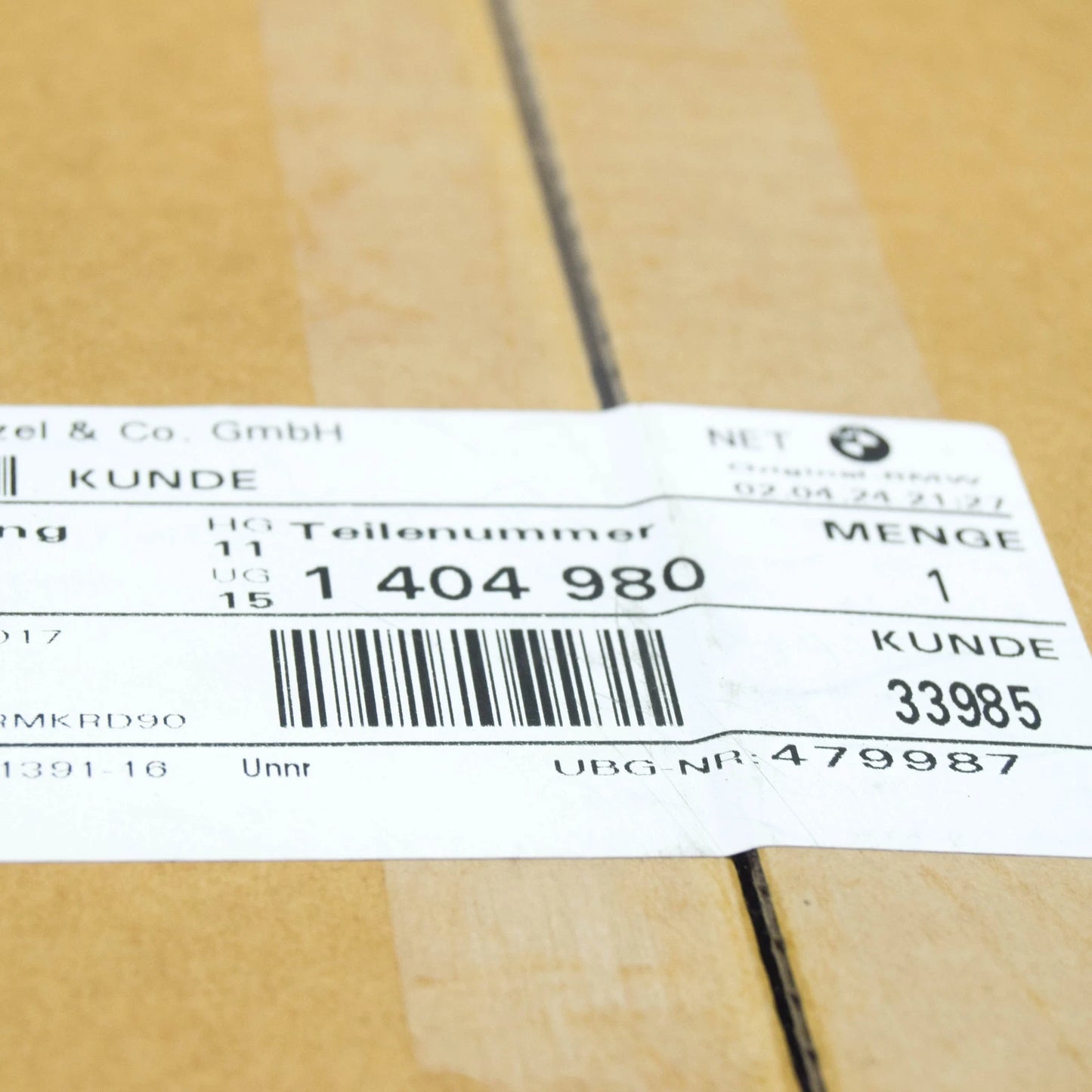 NEW BMW E36 Z3 CRANKCASE VENTILATION/OIL SEPARATOR HOSE 11151404980 ORIGINAL