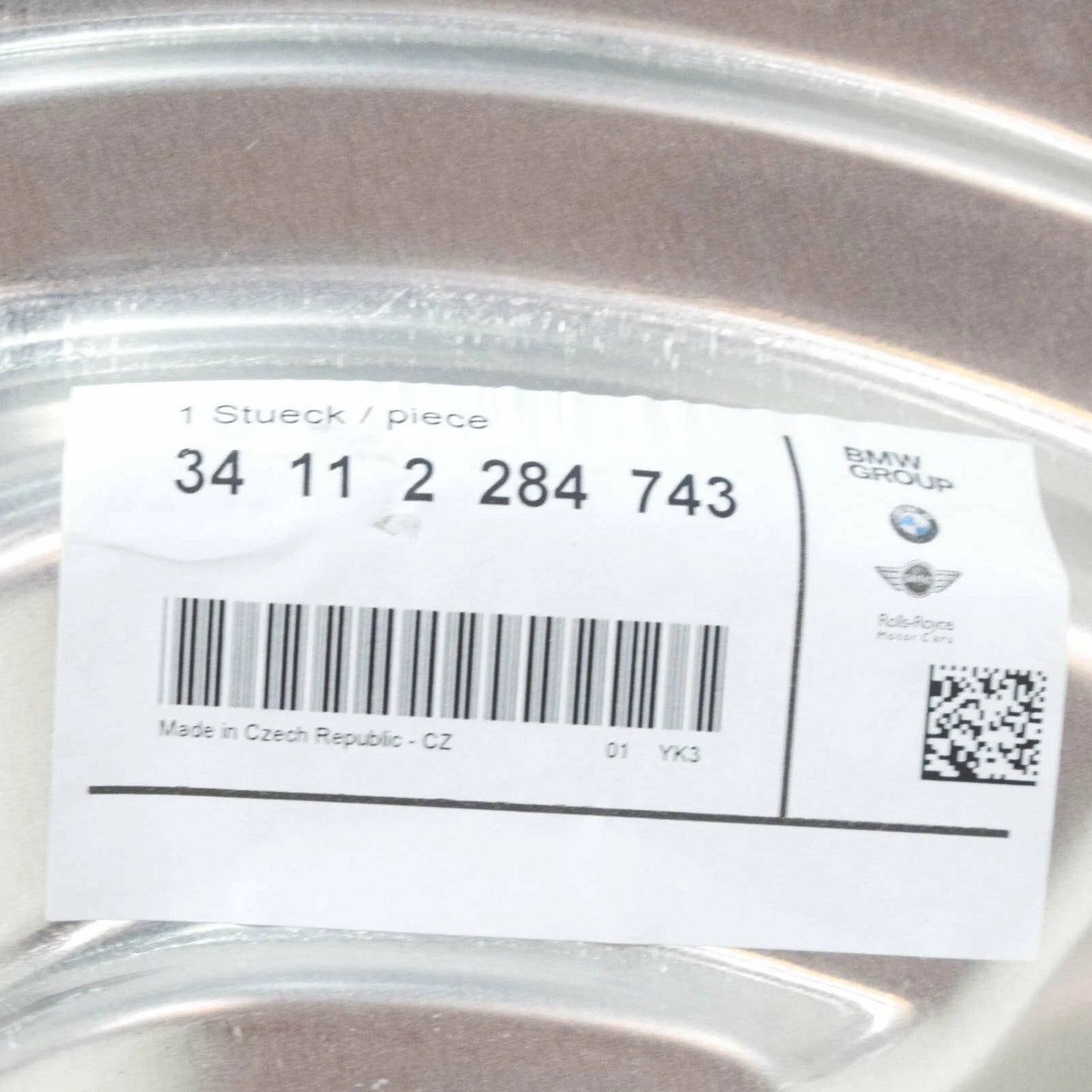 NEW BMW M2 F87 FRONT LEFT BRAKE DISC PROTECTION GUARD 34112284743 ORIGINAL