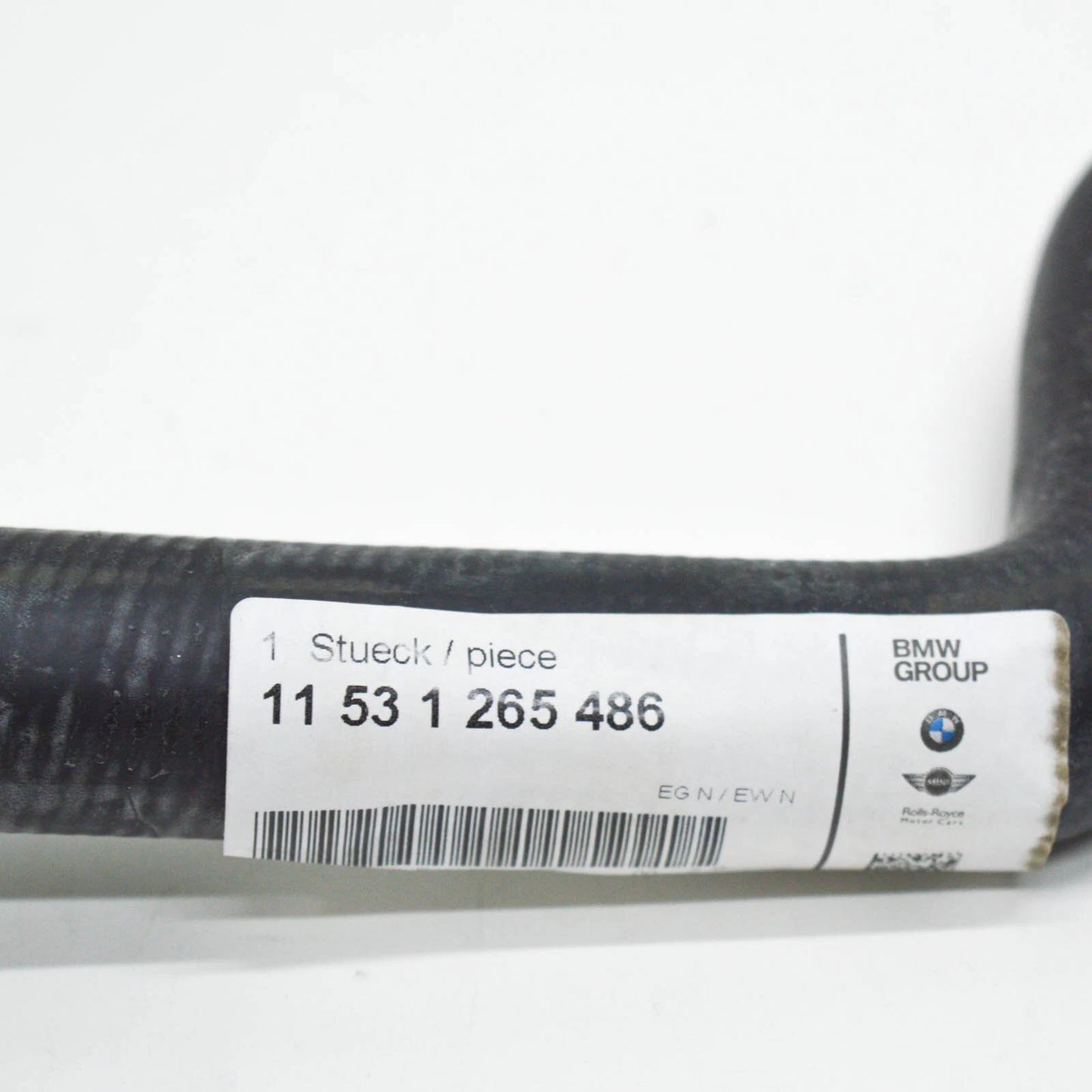 NEW BMW E12 E21 COOLING SYSTEM THERMOSTAT WATER HOSE 1265486 11531265486