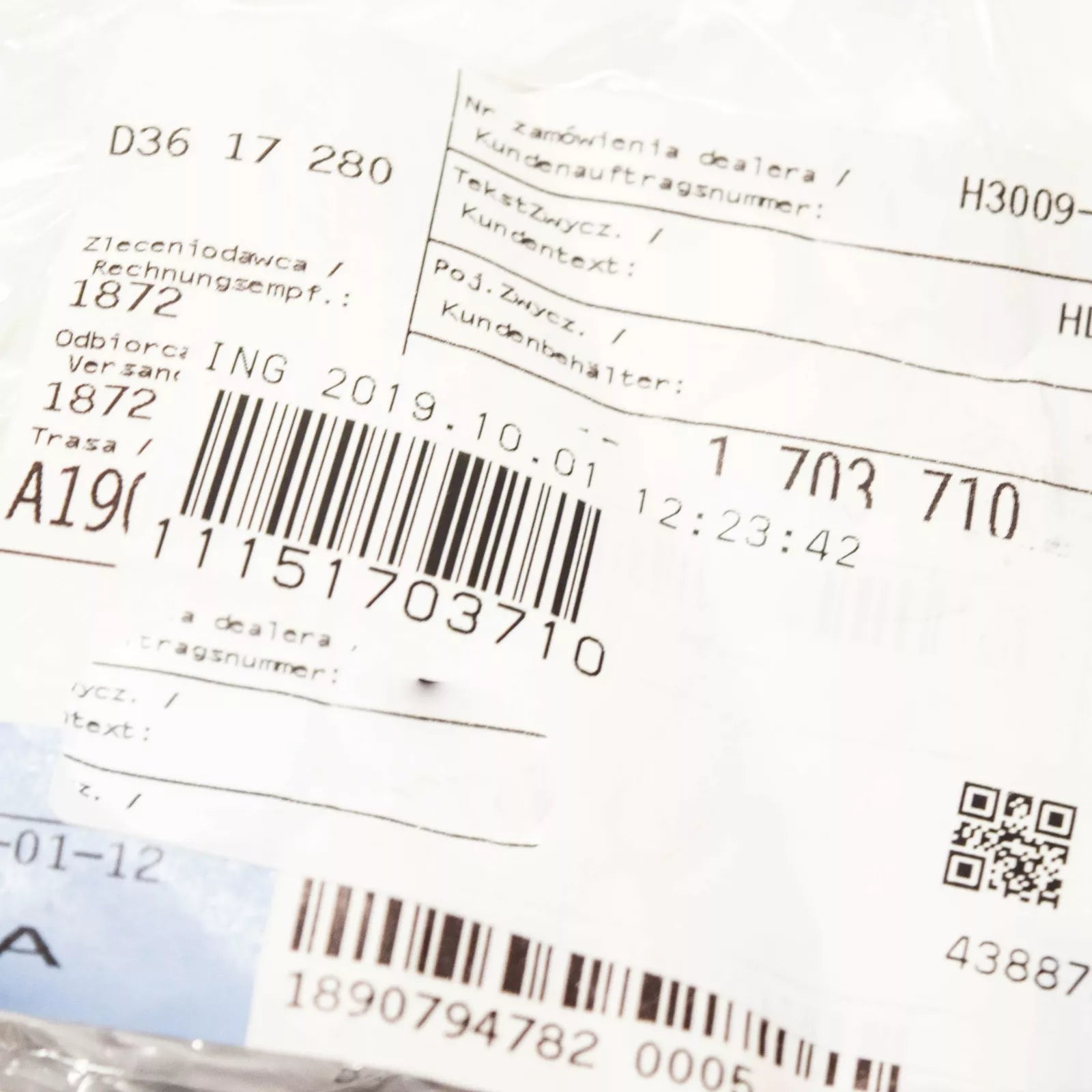 NEW BMW 3 E36 PCV VALVE 11151703710 1703710