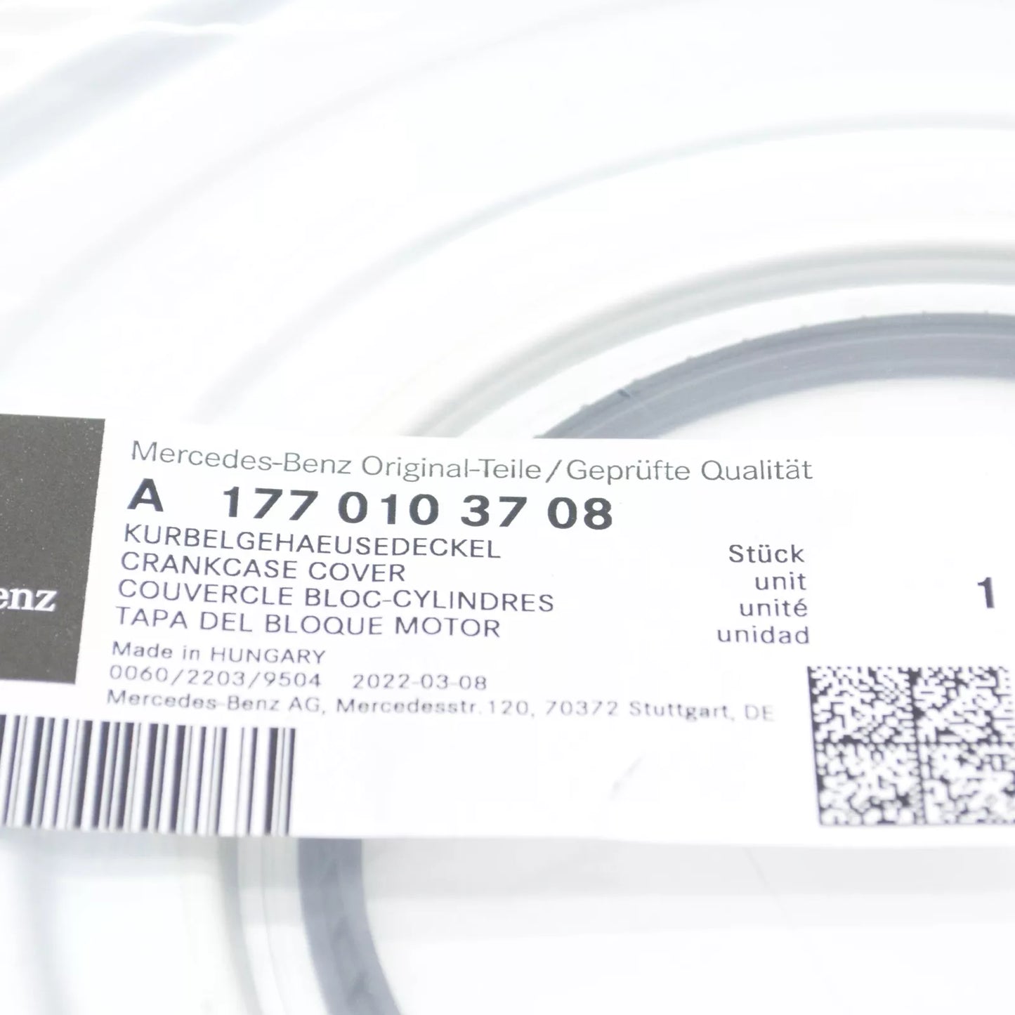 NEW MERCEDES-BENZ A W177 CRANKCASE COVER A1770103708
