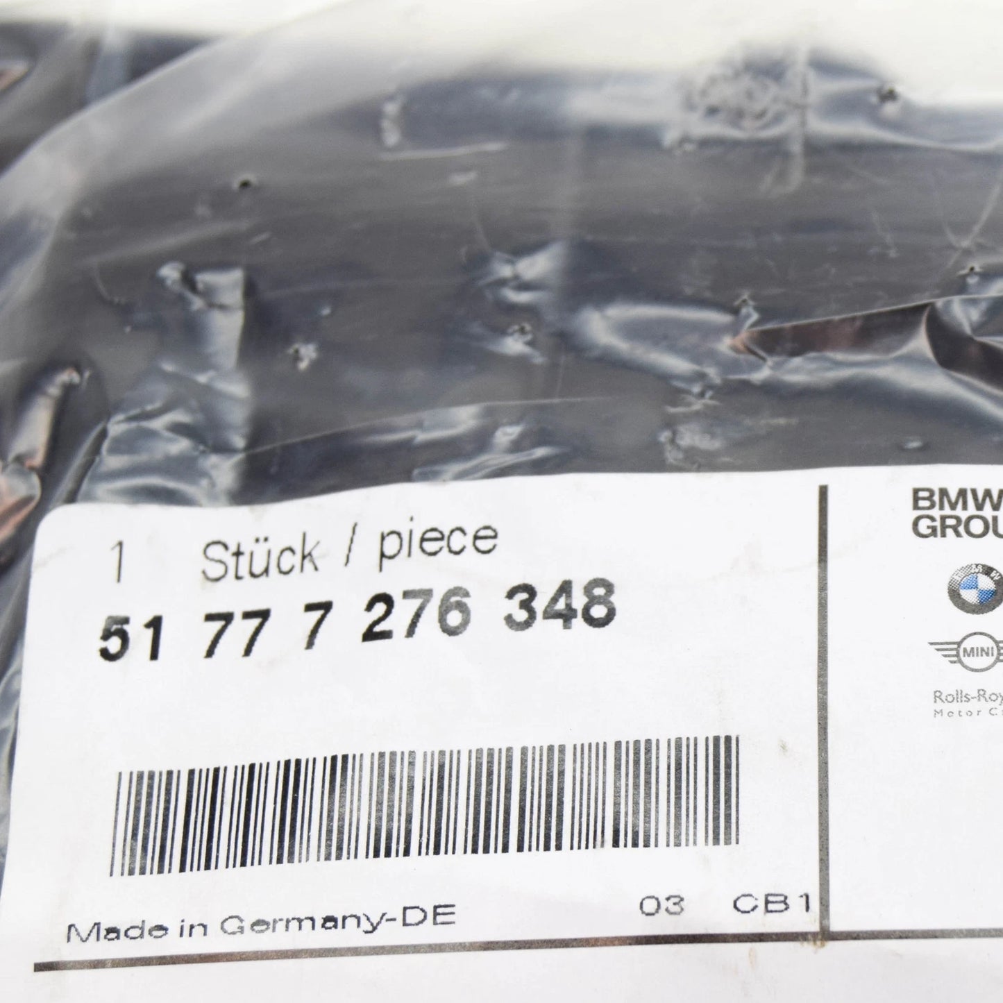 NEW BMW 6 F06 FRONT RIGHT SILL RETAINING STRIP 51777276348 7276348 ORIGINAL