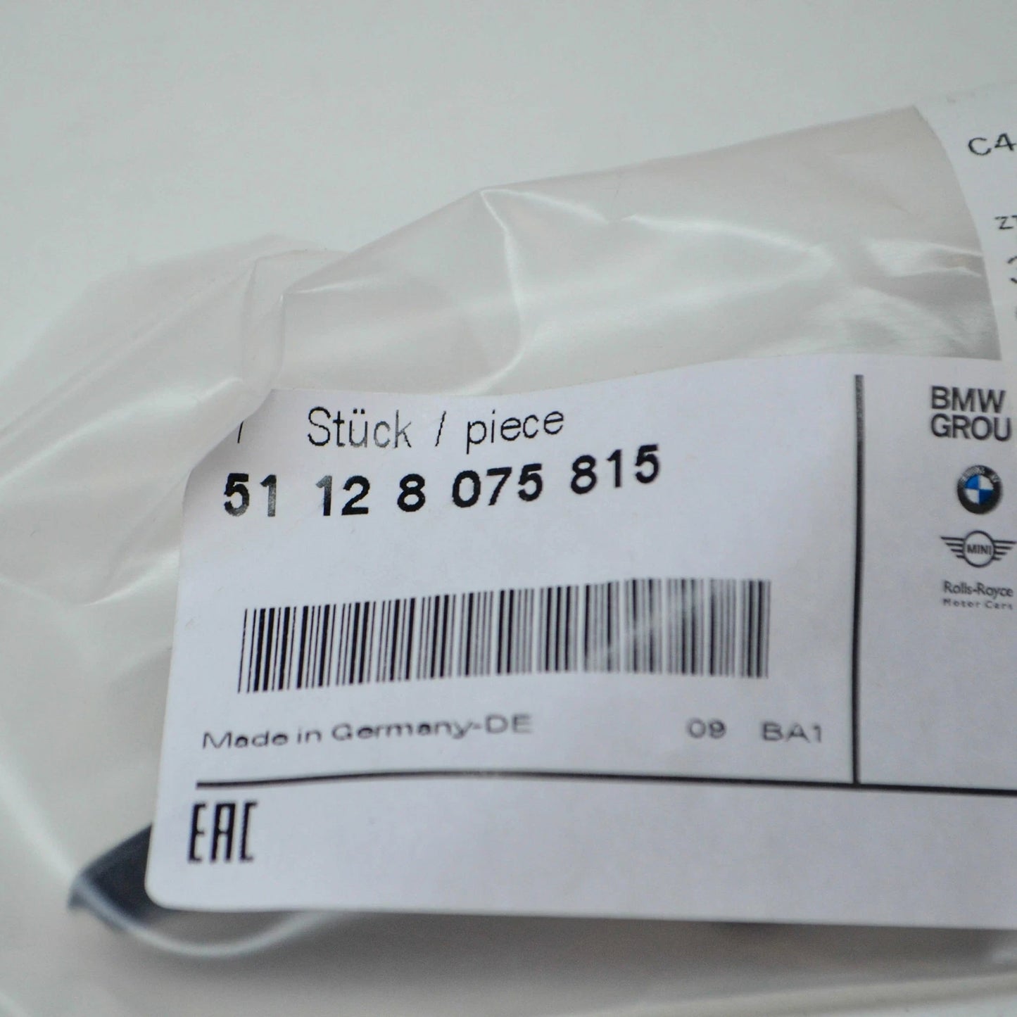 NEW BMW 3 G20 M REAR BUMPER LEFT SIDE GRILLE TRIM 51128075815 ORIGINAL