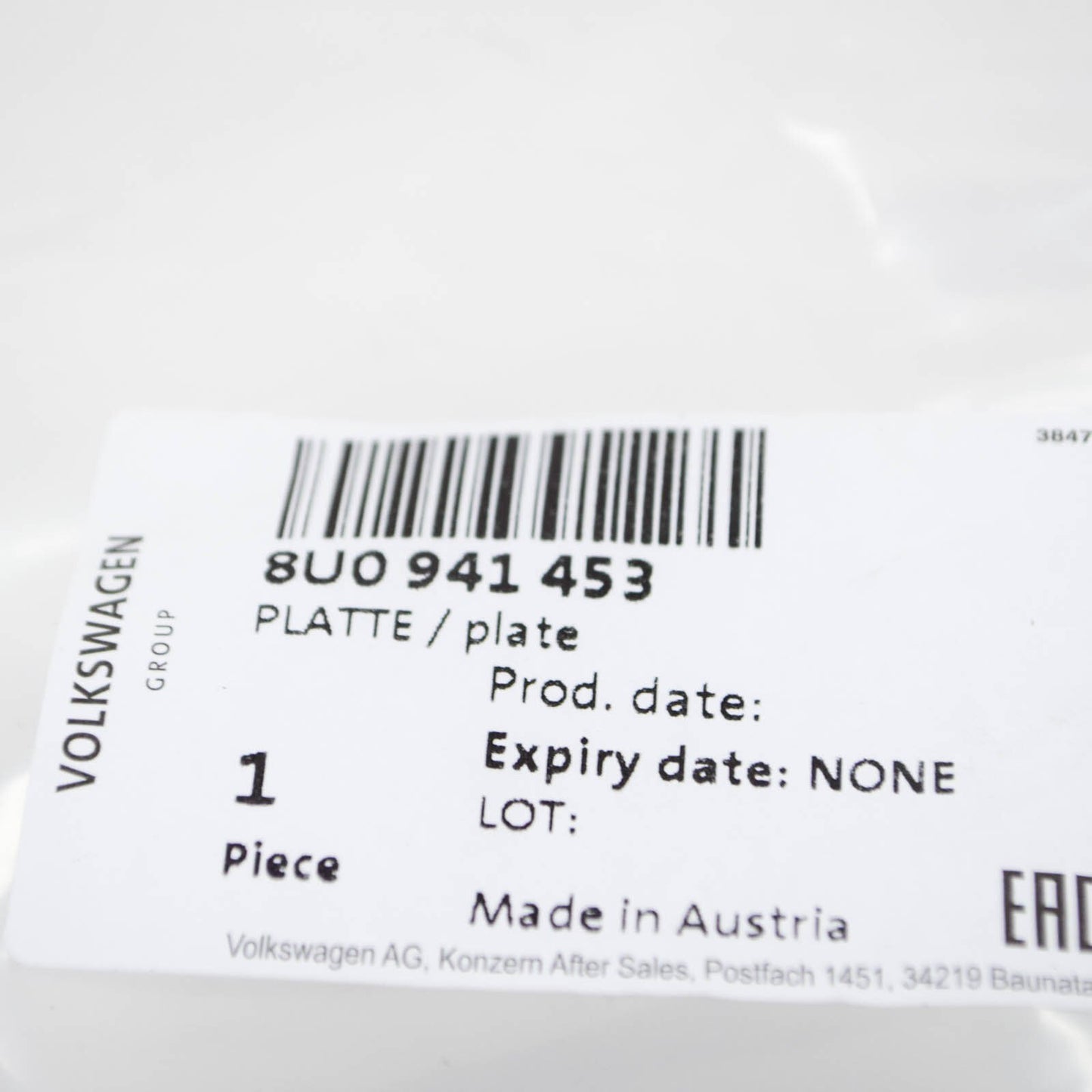 NEW AUDI Q3 8U FRONT LEFT HEADLIGHT HOLDER 8U0941453 2016 ORIGINAL