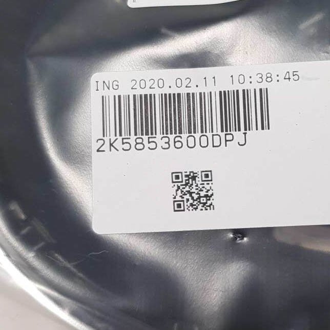 new vw tiguan 5n front bumper radiator grille badge 2k5853600dpj original