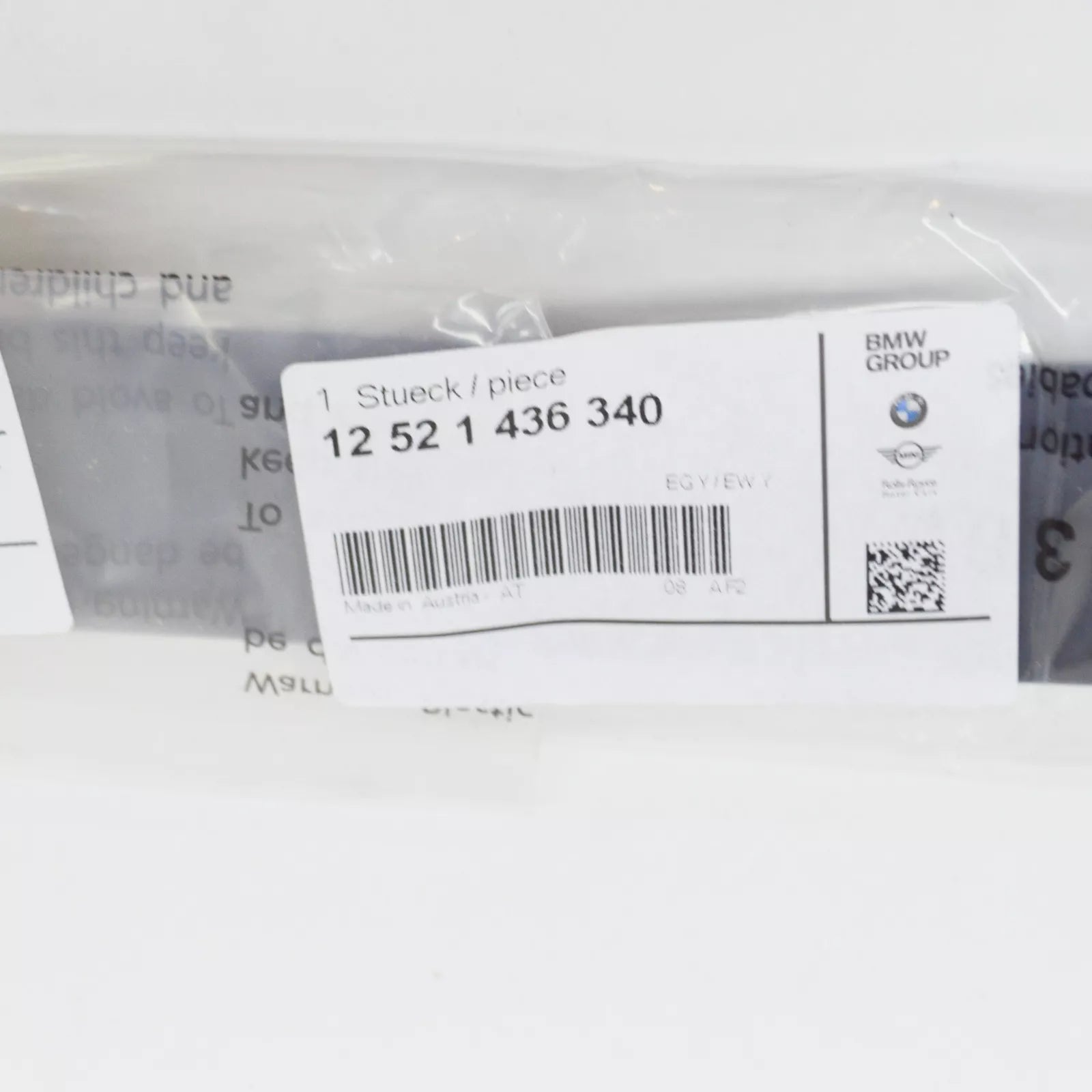 NEW BMW 3 E46 UPPER ENGINE BATTERY CABLE GUIDE 12521436340 1436340 ORIGINAL