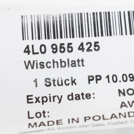 NEW AUDI Q7 4L REAR WINDSHIELD WIPER BLADE 4L0955425 ORIGINAL