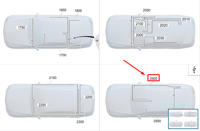 new mercedes-benz s w223 usb port wiring harness a2235400622 original