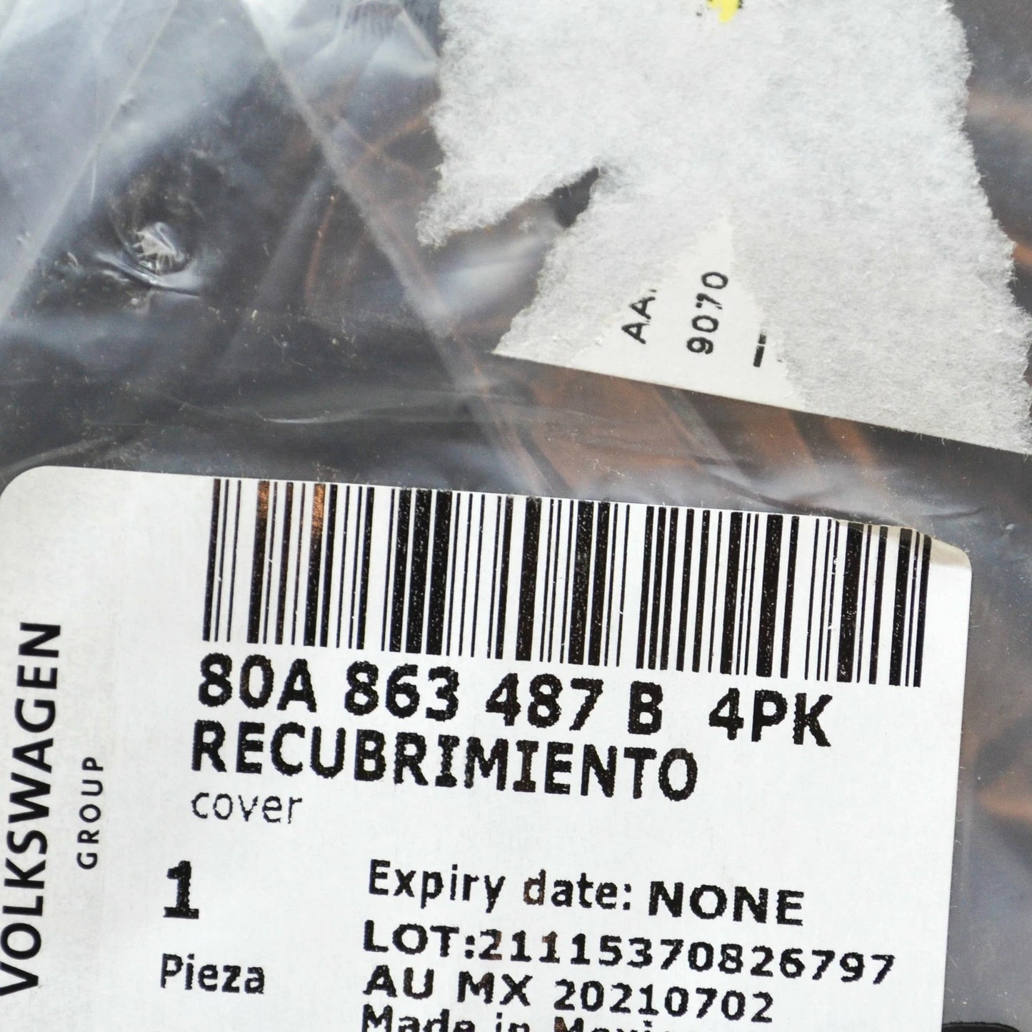 NEW AUDI Q5 80A REAR QUARTER PANEL TRIM LEFT ACCESS COVER 80A863487B4PK