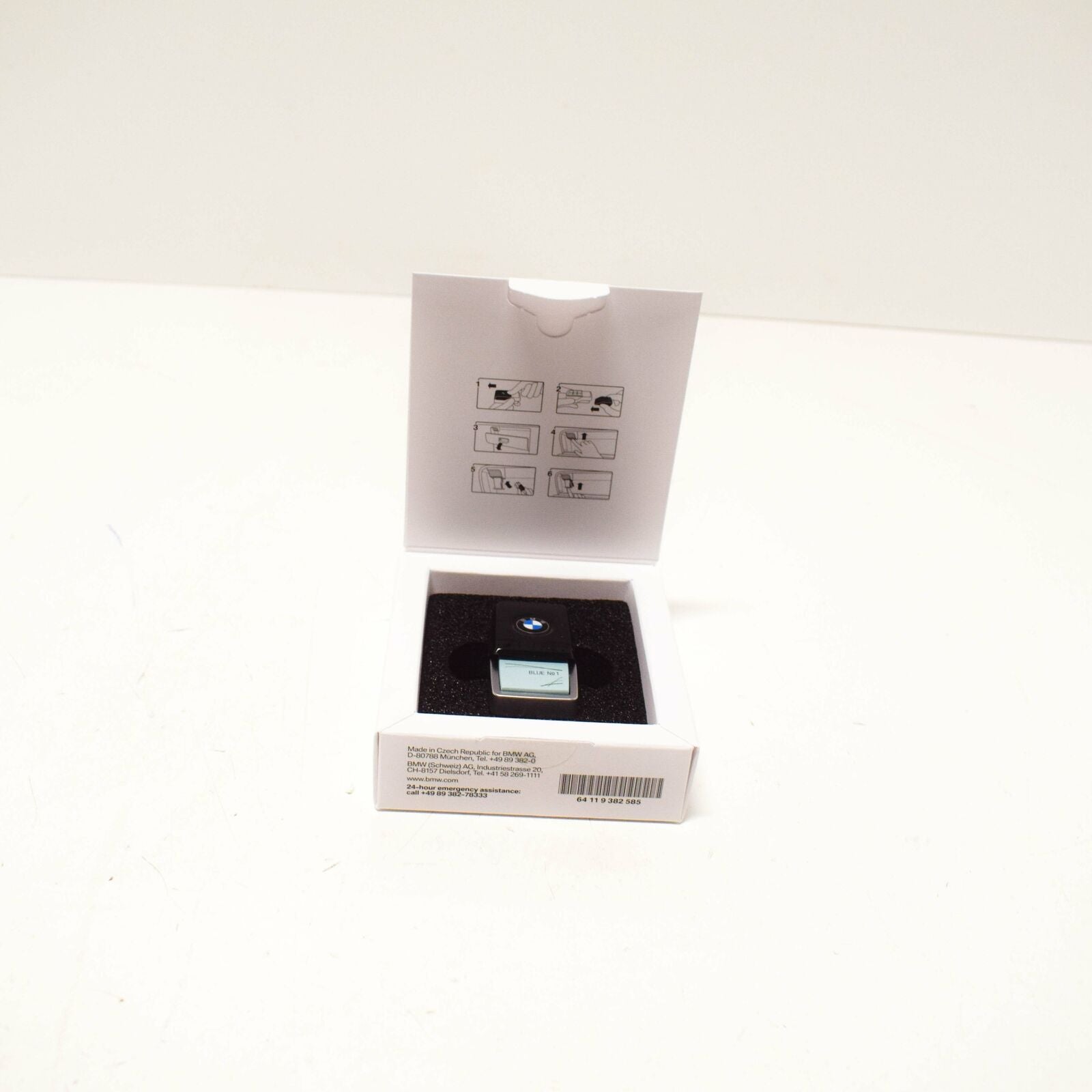 Genuine Bmw Air Freshner Scent Perfume Blue Suite No1 64119382585 9382585 Original