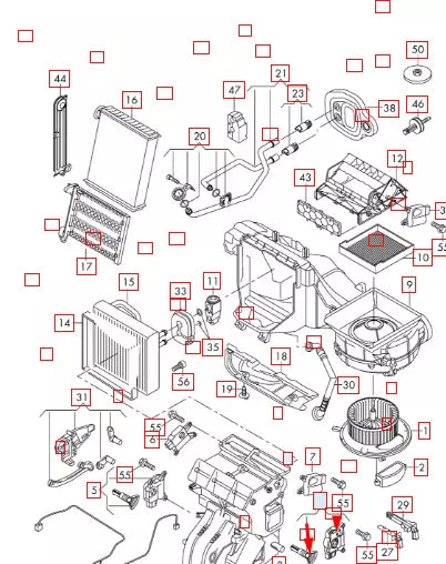 NEW AUDI A3 8PA RIGHT HEATER MOTOR FLAPER ACTUATOR 5Q0898511F GRENUINE 2013