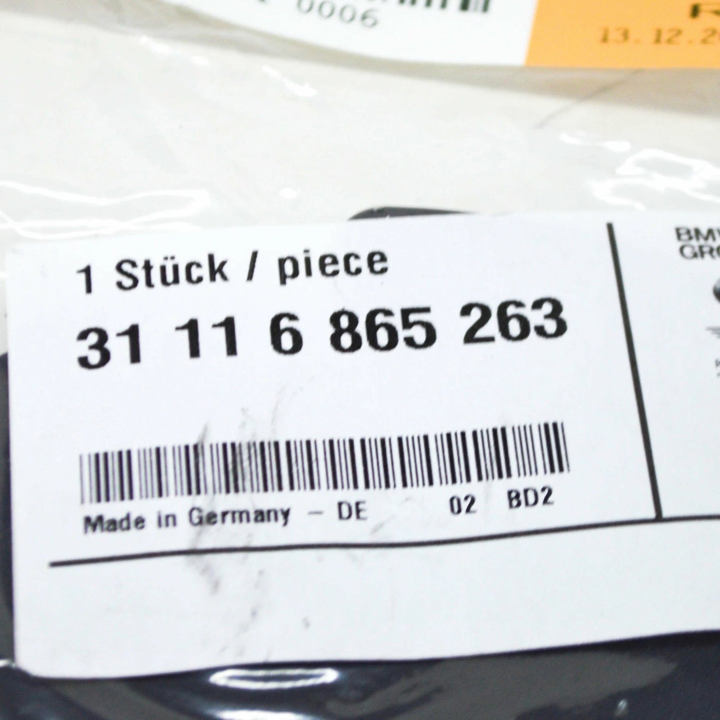 NEW BMW 3 G20 FRONT AXLE STRUCTURAL REINFORCEMENT 31116865263 ORIGINAL