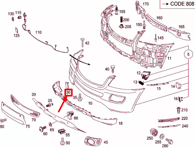 NEW MERCEDES-BENZ ML W164 FRONT BUMPER TOW EYE COVER A16488548239999 ORIGINAL
