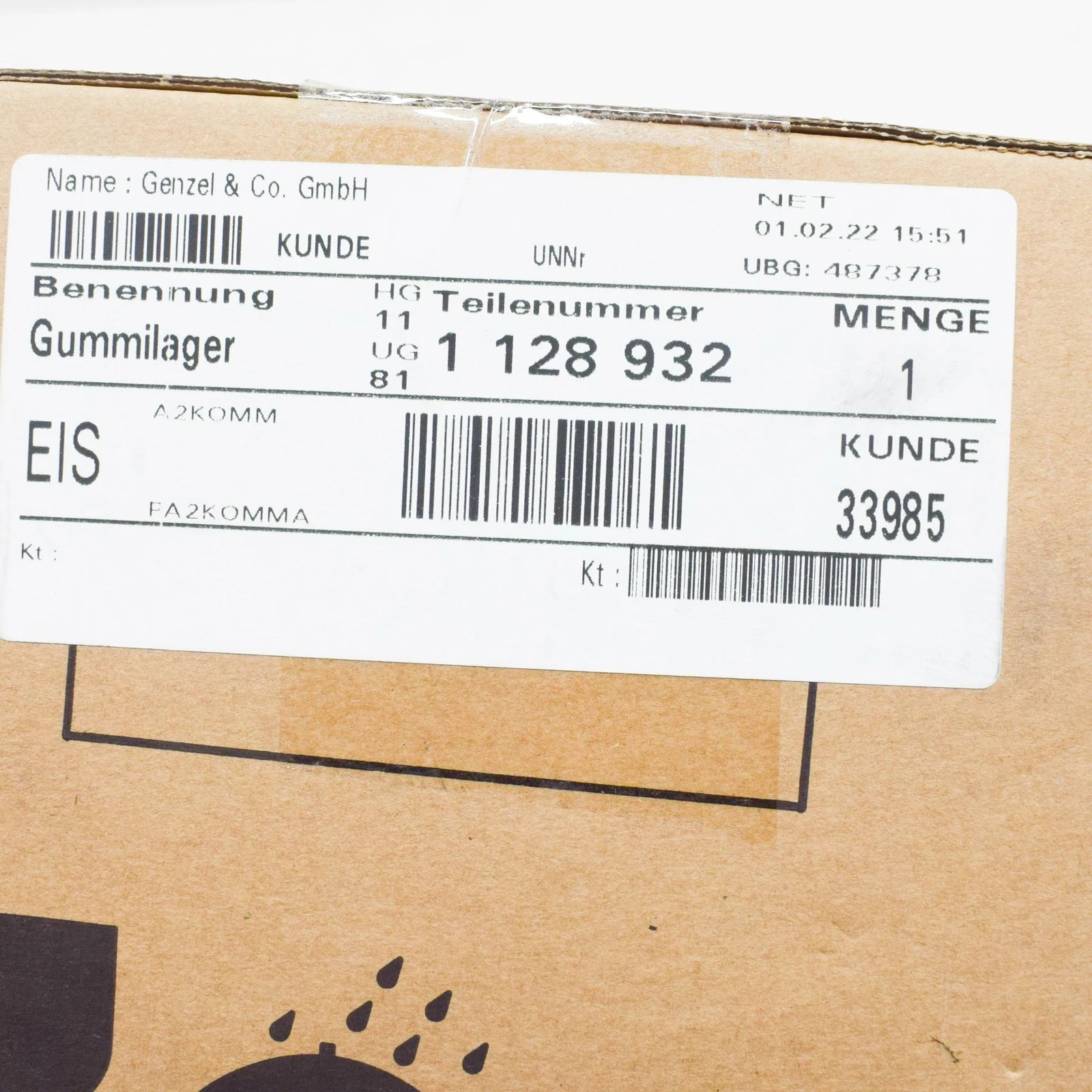 NEW BMW M5 E28 LEFT ENGINE MOUNT 11811128932 1128932 3.5 PETROL 211KW ORIGINAL