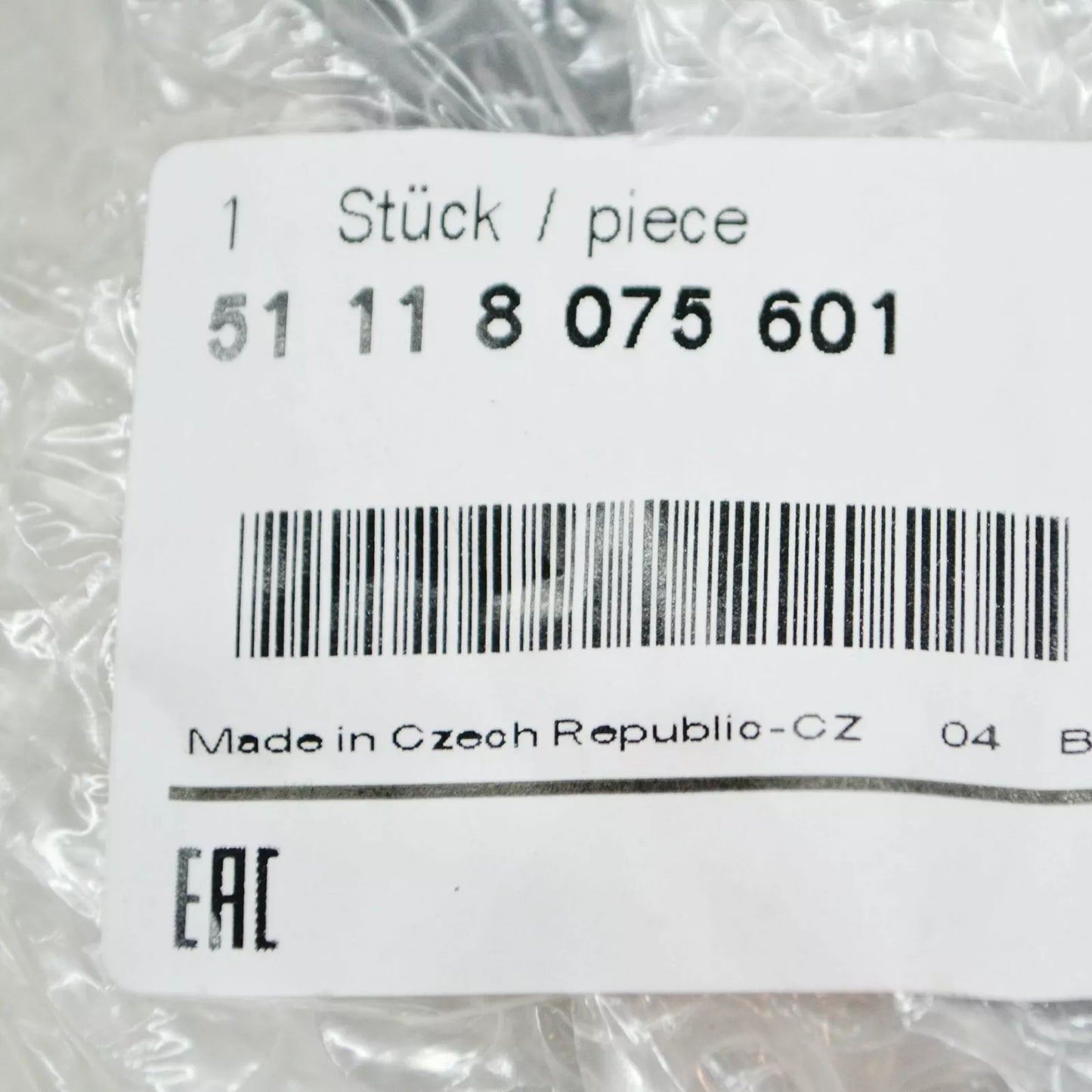 NEW BMW 3 G20 G21 FRONT M BUMPER CENTER LOWER GRILL LEFT 51118075601 ORIGINAL