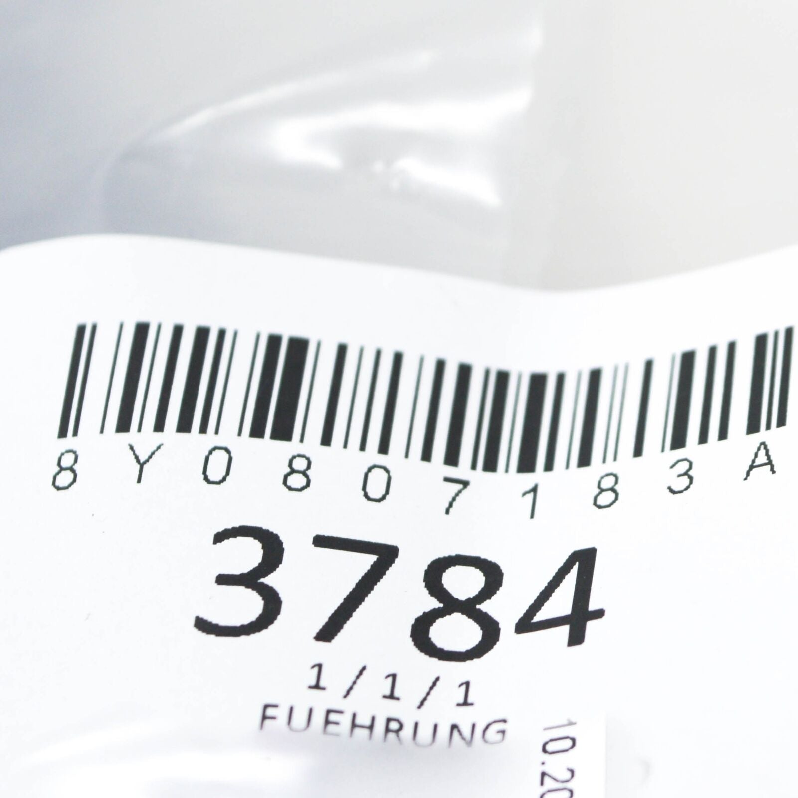 NEW AUDI A3 8Y FRONT BUMPER CARRIER LEFT GUIDE 8Y0807183A ORIGINAL