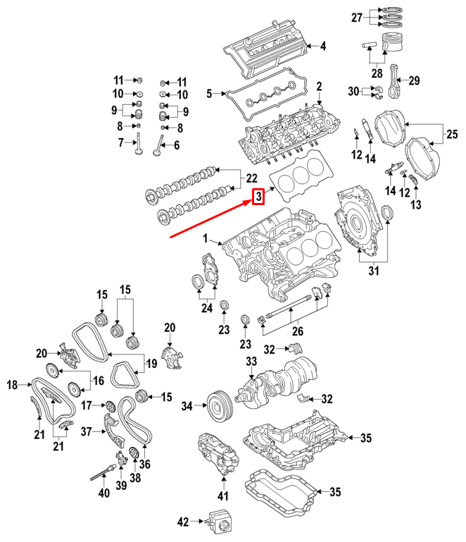 NEW AUDI A6 AVANT C7 RIGHT CYLINDER HEAD GASKET CYLINDER 1-3 06E103148AS