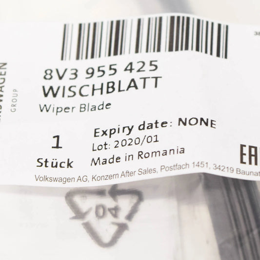 NEW AUDI A3 SPORTBACK 8VA REAR WIPER BLADE 8V3955425 ORIGINAL