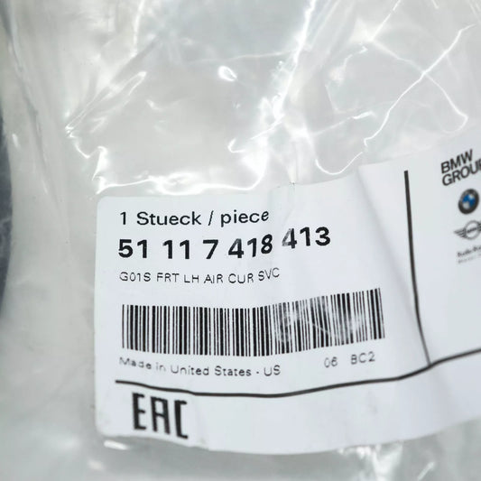 NEW BMW X3 G01 LEFT AIR CURTAIN 51117418413 7418413 ORIGINAL