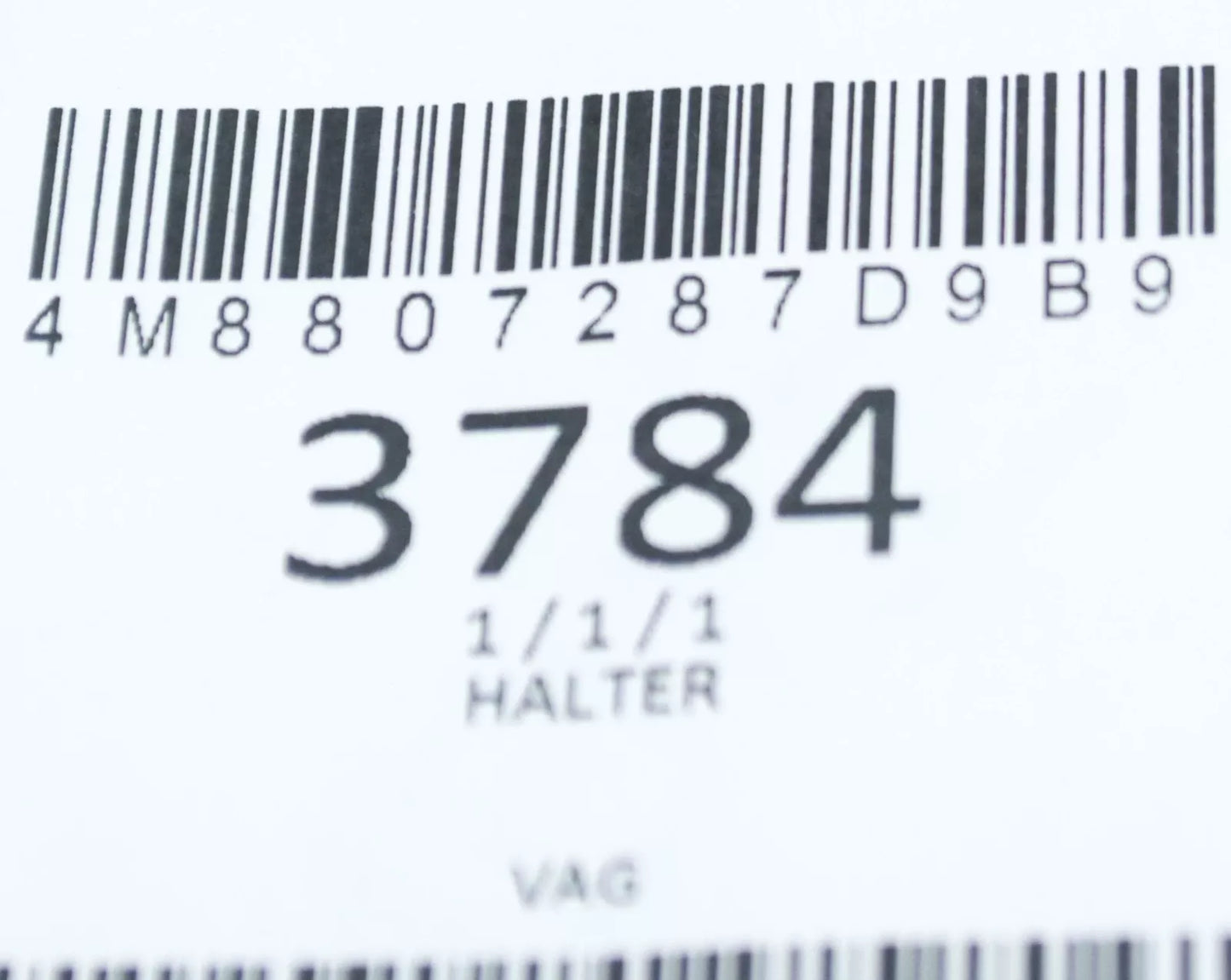 NEW AUDI Q8 4MN FRONT BUMPER LICENSE NUMBER HOLDER 4M8807287D9B9 ORIGINAL