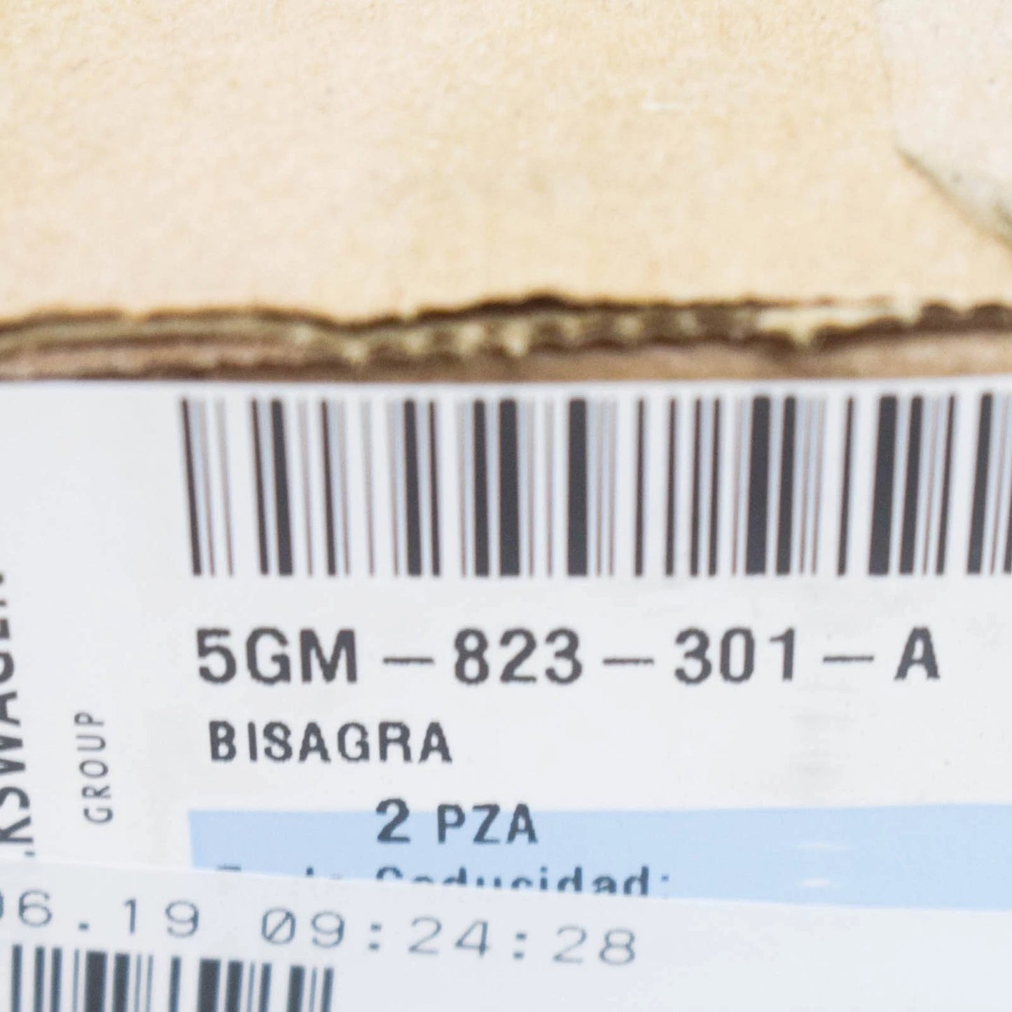 NEW VOLKSWAGEN GOLF ALLTRACK MK7 FRONT LEFT BONNET HOOD HINGE 5GM823301A