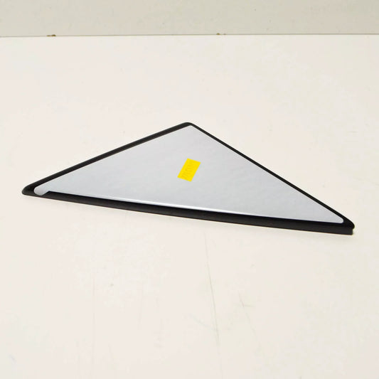 AUDI A7 11-16 LEFT N/S FRONT DOOR MIRROR TRIANGLE CORNER TRIM BLACK 12-17 NEW