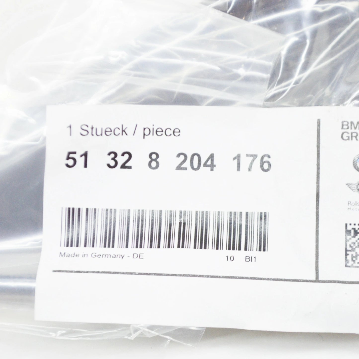 NEW BMW 3 COUPE E46 FRONT RIGHT MIRROR INNER TRIANGLE COVER 51328204176 ORIGINAL