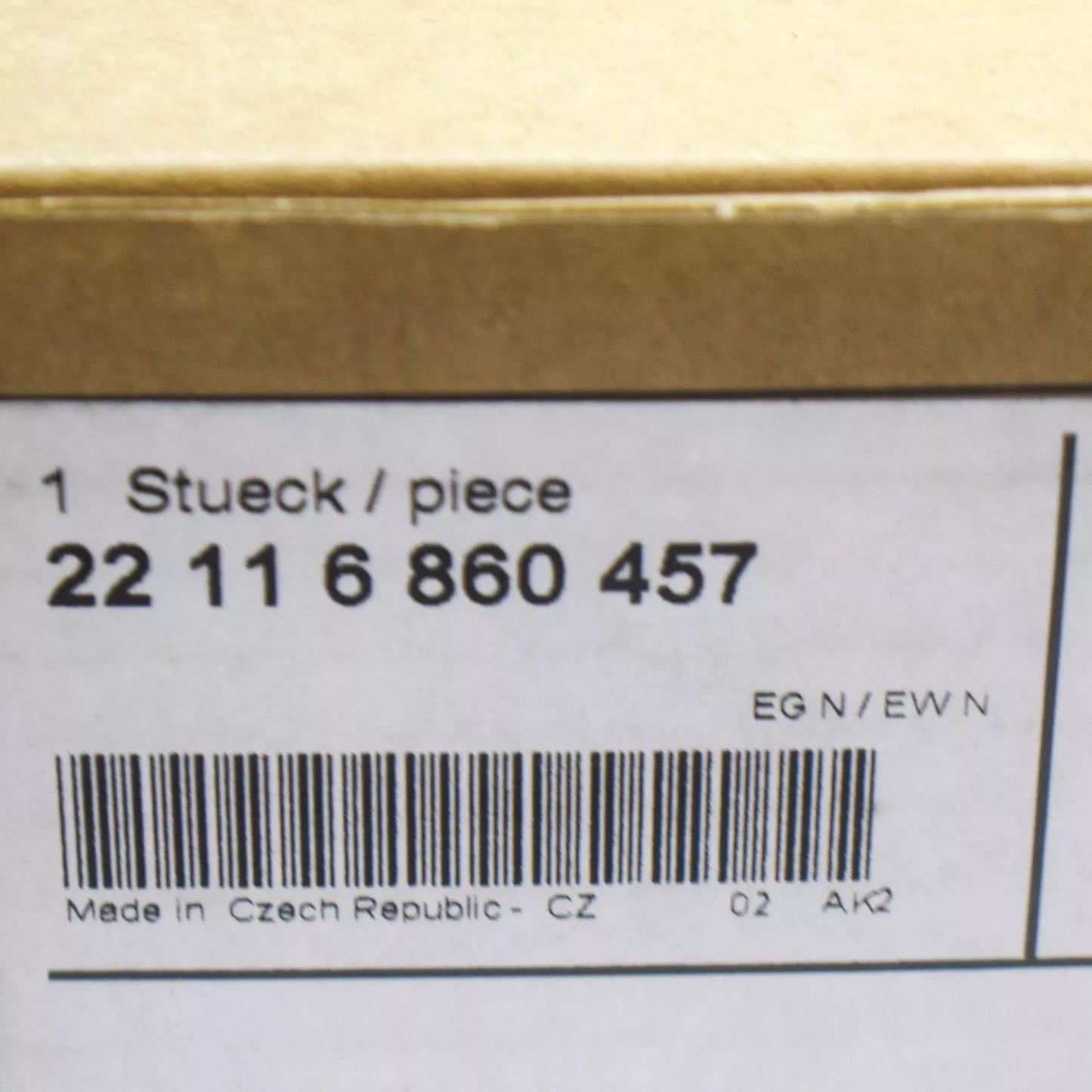 NEW BMW 7 G11 LEFT SIDE ENGINE MOUNT 22116860457 ORIGINAL