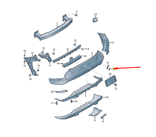 new cupra formentor rear bumper tow eye lower cover 5ff807442c041 original