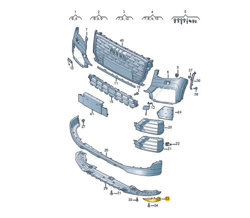 new audi q2 front left wheel spoiler 81a8538879b9 original