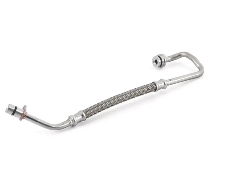 NEW AUDI A6 AVANT C7 LEFT TURBO OIL SUPPLY LINE 079145141F ORIGINAL