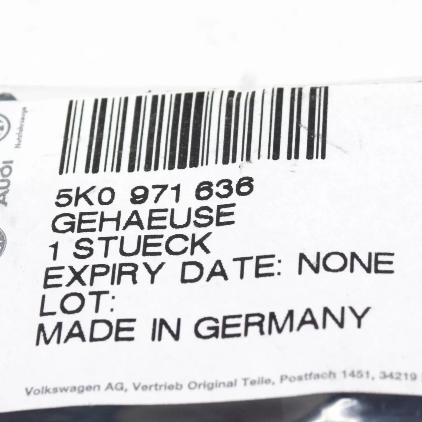 NEW VOLKSWAGEN ARTEON 3H7 38 PIN FLAT CONTACT HOUSING 5K0971636 ORIGINAL