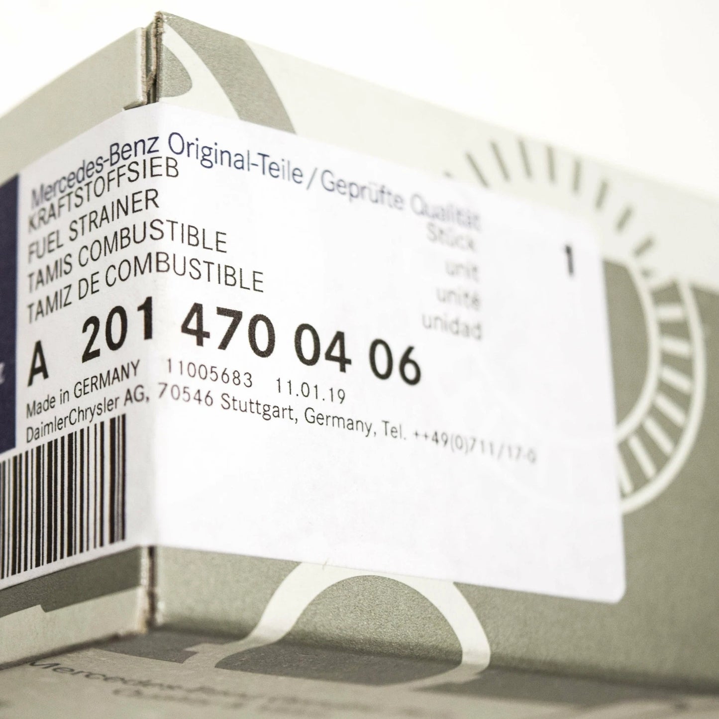 NEW MERCEDES-BENZ 190 W201 FUEL STRAINER PARTS KIT A2014700406 ORIGINAL