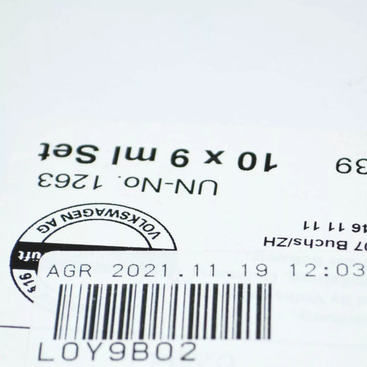 NEW AUDI VW BRILLIANT BLACK TOUCH UP PAINT SET L0Y9B02 ORIGINAL